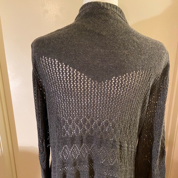 Grey Long Open Duster XL - Picture 5 of 9